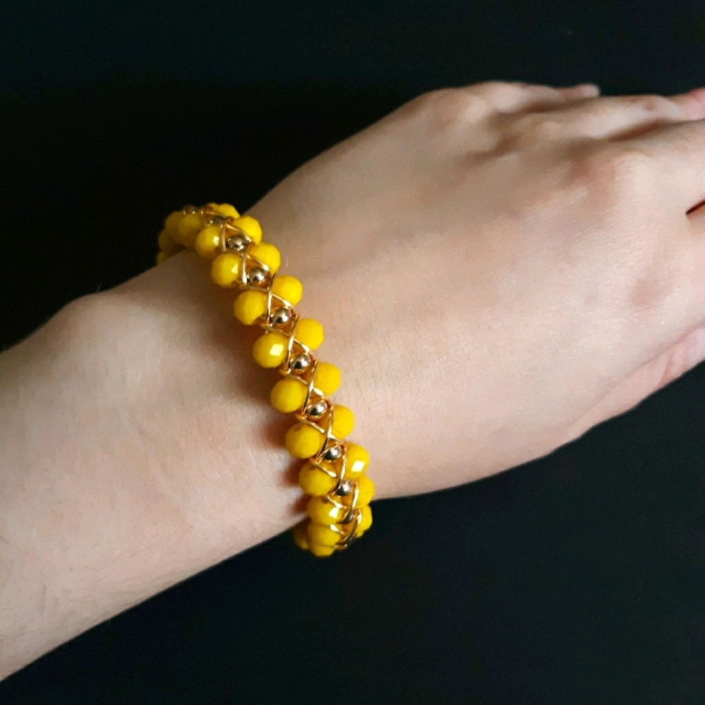 Beaded Wire Bracelet